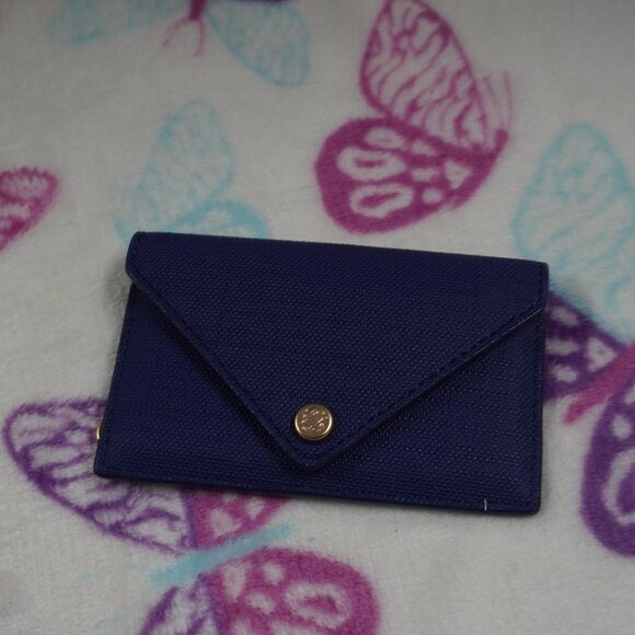 Dagne Dover Slim Wallet in color Dagne Blue - Picture 1 of 2